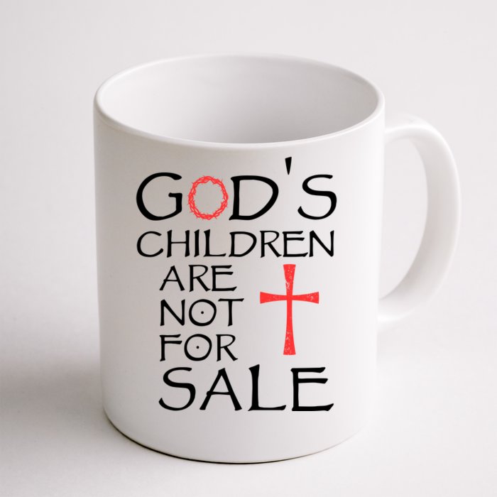 Gods Children Are Not For Sale Movie Quote Front & Back Coffee Mug