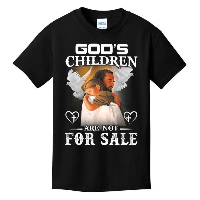 Gods Children Are Not For Sale Kids T-Shirt