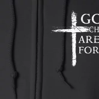 God's Children Are Not For Sale Cross Christian Full Zip Hoodie