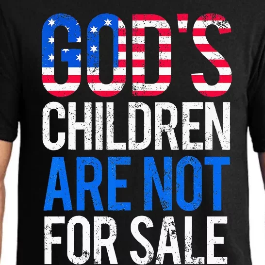 Gods Children Are Not For Sale Funny Political Pajama Set