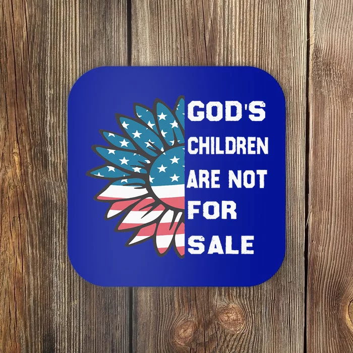 Gods Children Are Not For Sale Funny Coaster