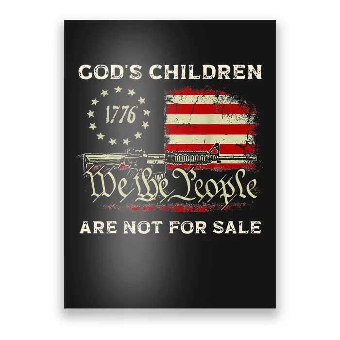 Gods Children Are Not For Sale Vintage Gods Children Poster