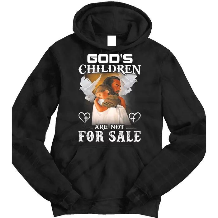 Gods Children Are Not For Sale Protect Children Tie Dye Hoodie