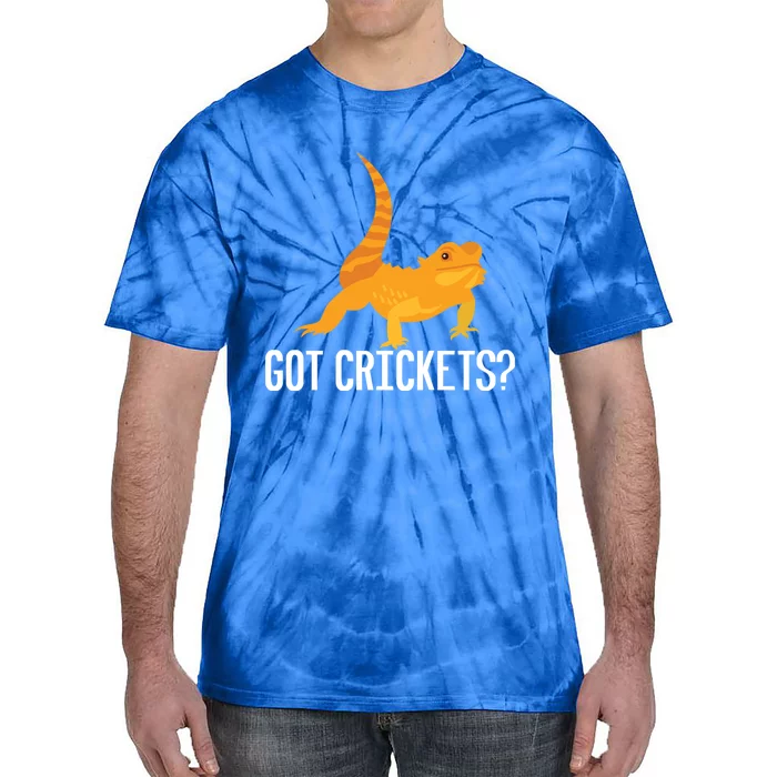 Got Crickets? Bearded Dragon Reptile Lizard Lover Cool Gift Tie-Dye T-Shirt