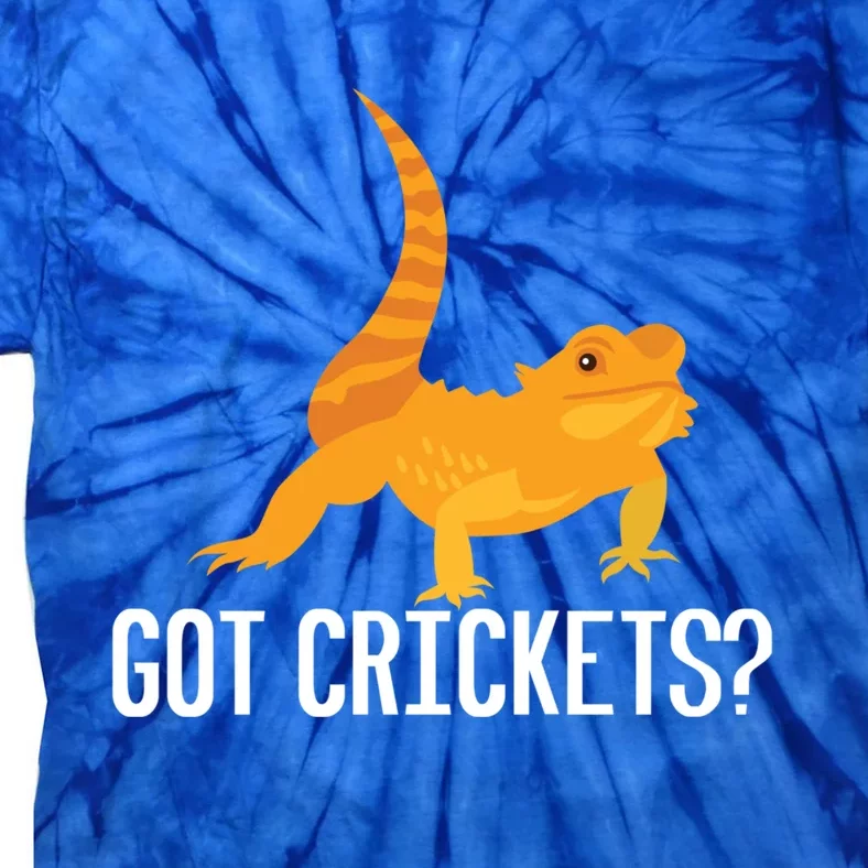 Got Crickets? Bearded Dragon Reptile Lizard Lover Cool Gift Tie-Dye T-Shirt