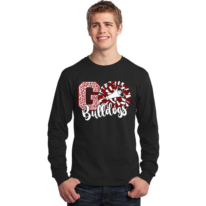 Go Cheer Bulldogs Sports Name Tall Long Sleeve T-Shirt