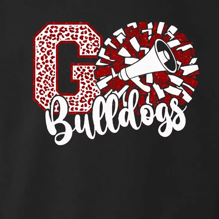 Go Cheer Bulldogs Sports Name Toddler Hoodie