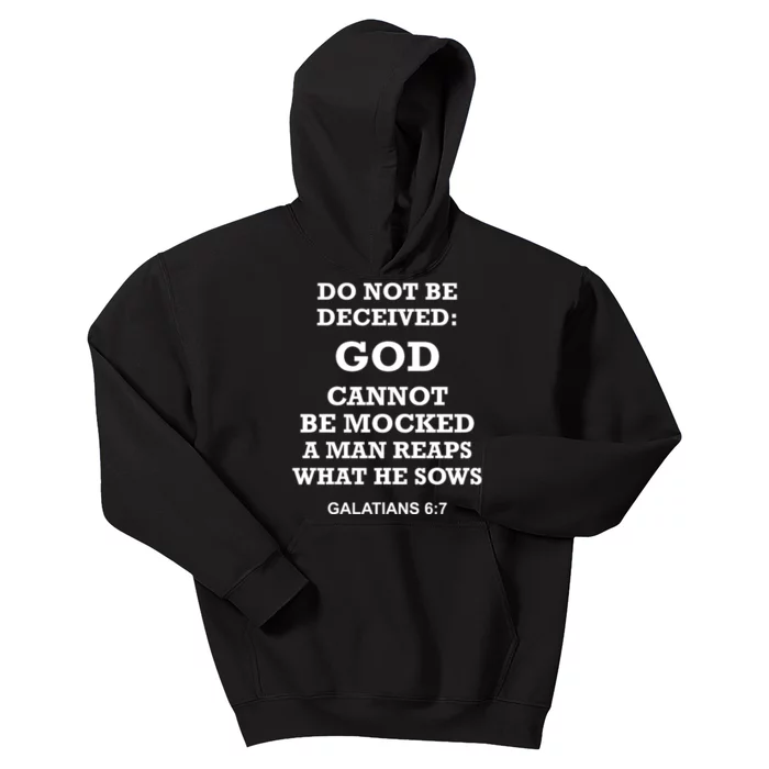 God Cannot Be Mocked By Drag Queens Wear God Is Not Mocked Last Supper Mockery Kids Hoodie