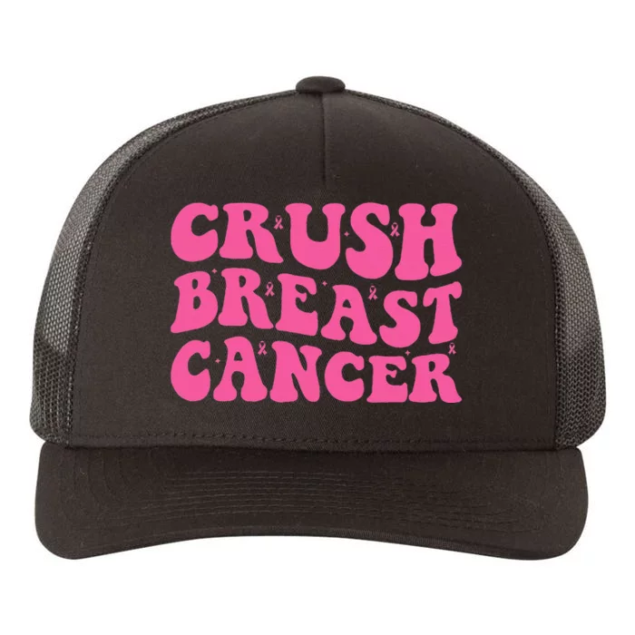 Groovy Crush Breast Cancer Awareness Women Gift Yupoong Adult 5-Panel Trucker Hat