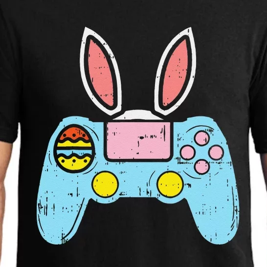 Game Controller Bunny Ears Egg Cute Easter Gamer Gift Pajama Set