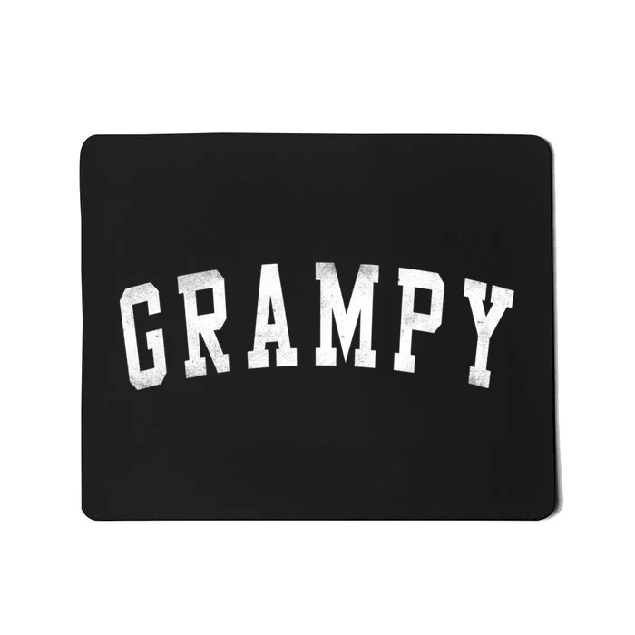 Grampy Classic Bold Font FatherS Day Grampy Mousepad