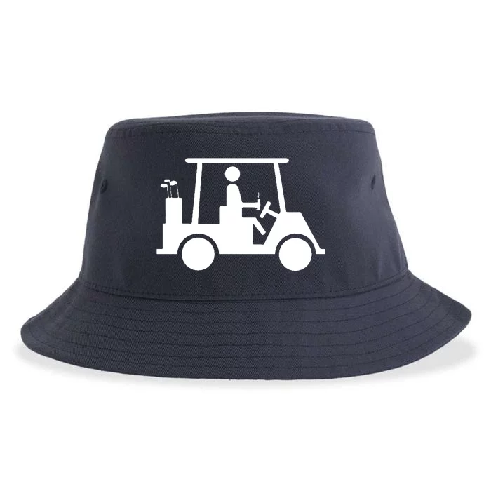 Golf Cart Beer Sustainable Bucket Hat