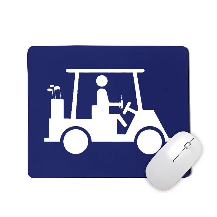 Golf Cart Beer Mousepad