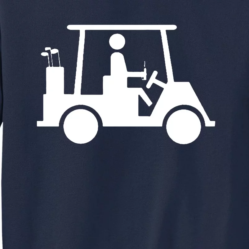 Golf Cart Beer Tall Sweatshirt