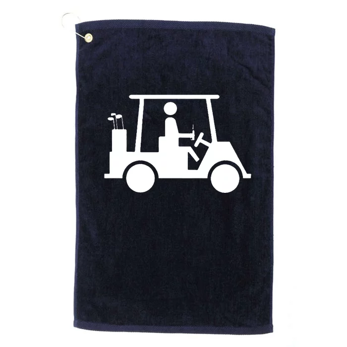 Golf Cart Beer Platinum Collection Golf Towel