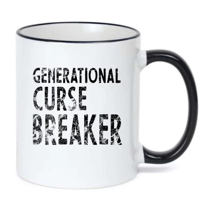 Generational Curse Breaker Gift And Motivation Gift Black Color Changing Mug