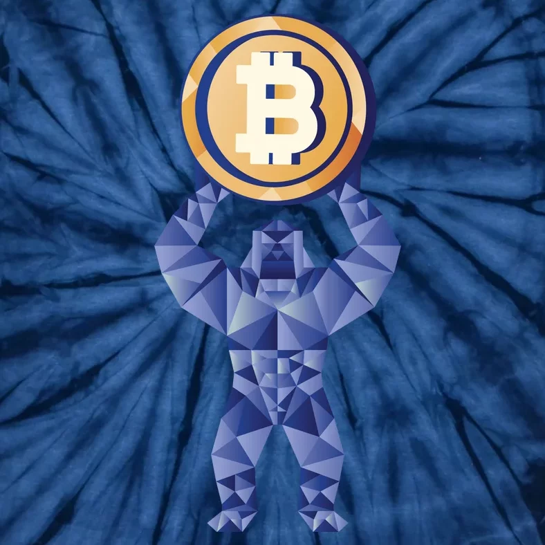 Gorilla Cryptocurrency Bitcoin Tie-Dye T-Shirt