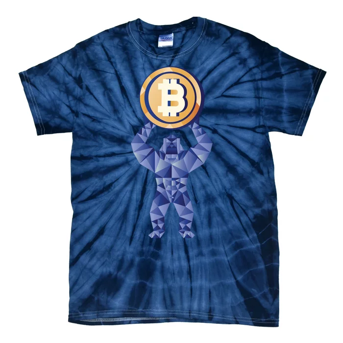 Gorilla Cryptocurrency Bitcoin Tie-Dye T-Shirt