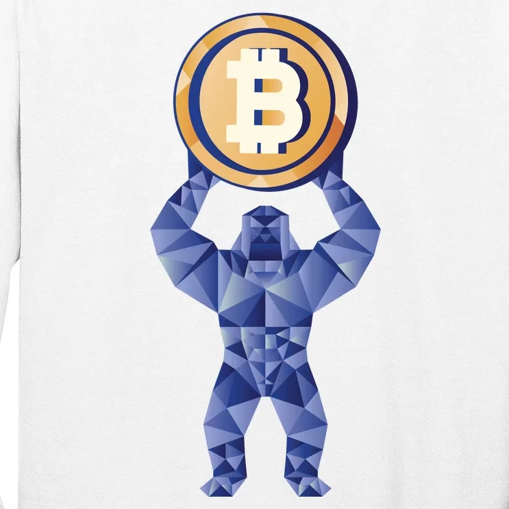 Gorilla Cryptocurrency Bitcoin Long Sleeve Shirt