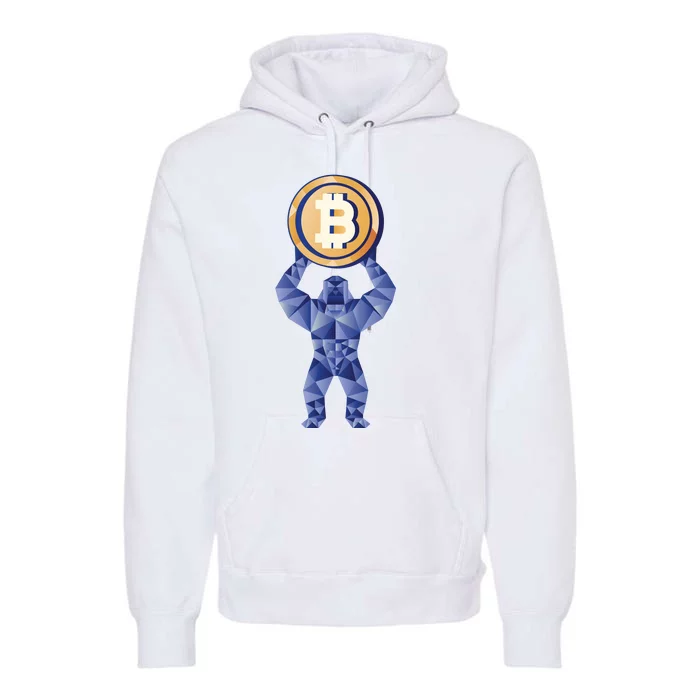 Gorilla Cryptocurrency Bitcoin Premium Hoodie