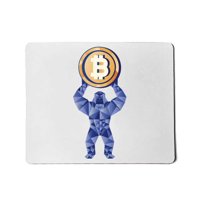 Gorilla Cryptocurrency Bitcoin Mousepad