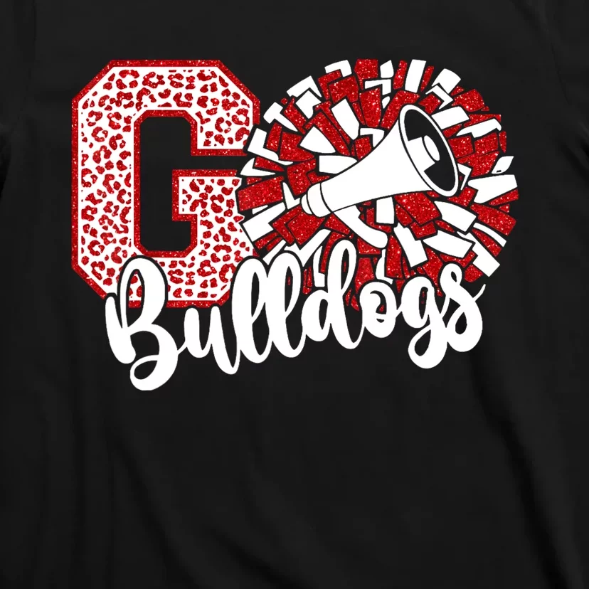 Go Cheer Bulldogs Sports Name Gifts T-Shirt