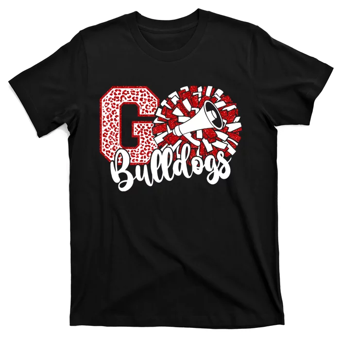 Go Cheer Bulldogs Sports Name Gifts T-Shirt