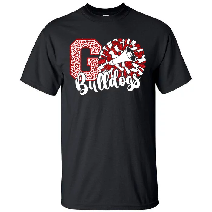 Go Cheer Bulldogs Sports Name Gifts Tall T-Shirt