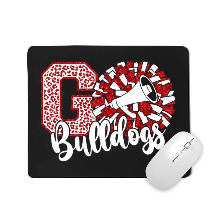 Go Cheer Bulldogs Sports Name Gifts Mousepad