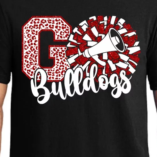 Go Cheer Bulldogs Sports Name Gifts Pajama Set