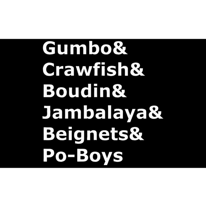 Gumbo Crawfish Boudin Louisiana Food Humor Bumper Sticker