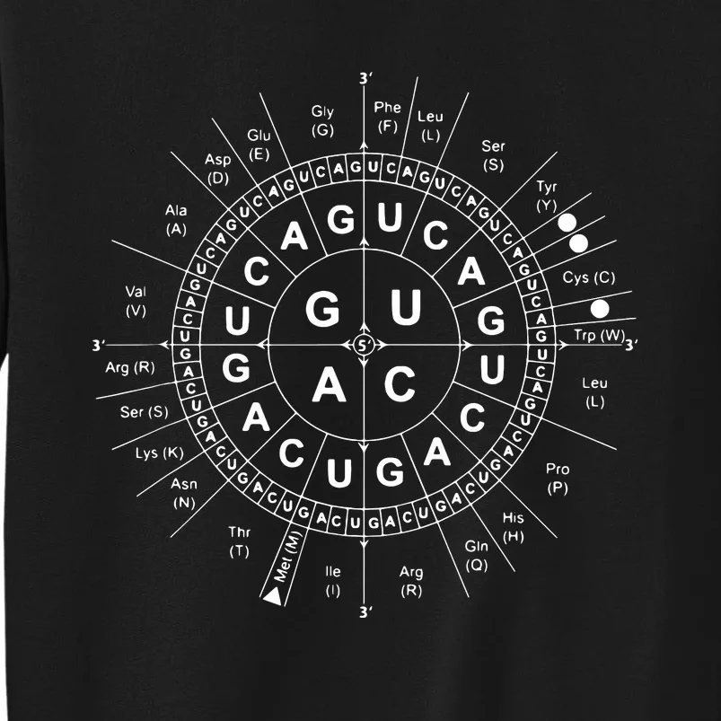 Genetic Code Biology Tall Sweatshirt