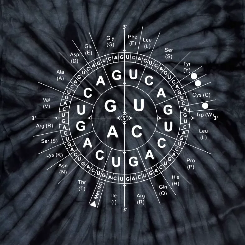 Genetic Code Biology Tie-Dye T-Shirt