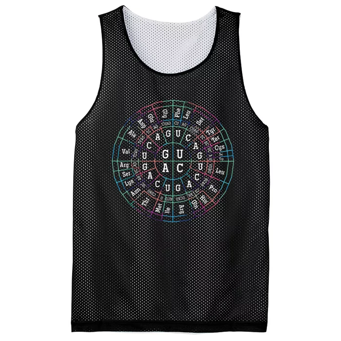 Genetic Code Biology Mesh Reversible Basketball Jersey Tank