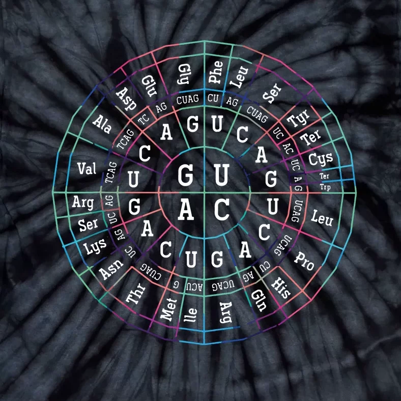 Genetic Code Biology Tie-Dye T-Shirt