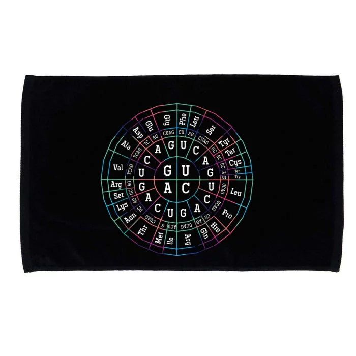 Genetic Code Biology Microfiber Hand Towel