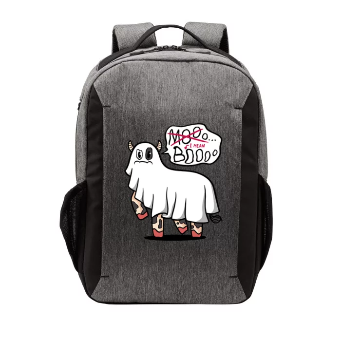 Ghost Cow Boo Funny Vector Backpack