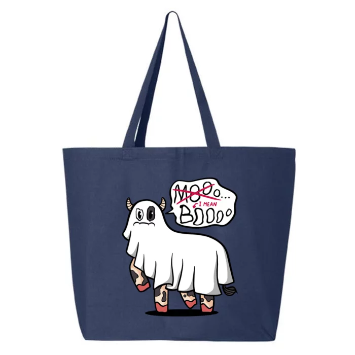 Ghost Cow Boo Funny 25L Jumbo Tote