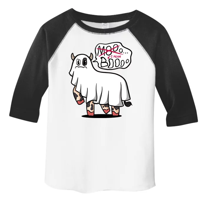 Ghost Cow Boo Funny Toddler Fine Jersey T-Shirt