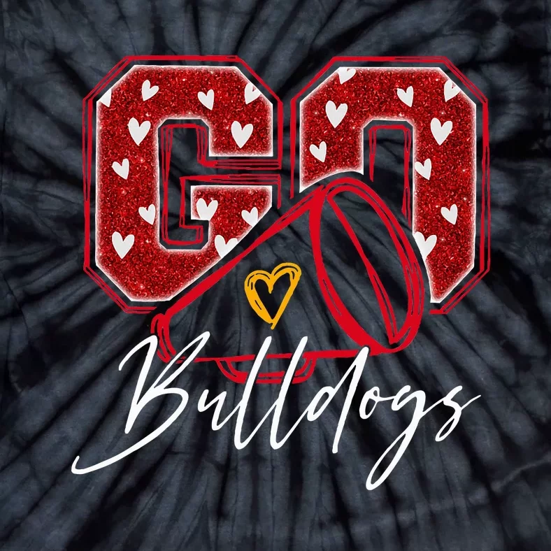 Go Cheer Bulldogs Name Athletic Sports Gift Tie-Dye T-Shirt