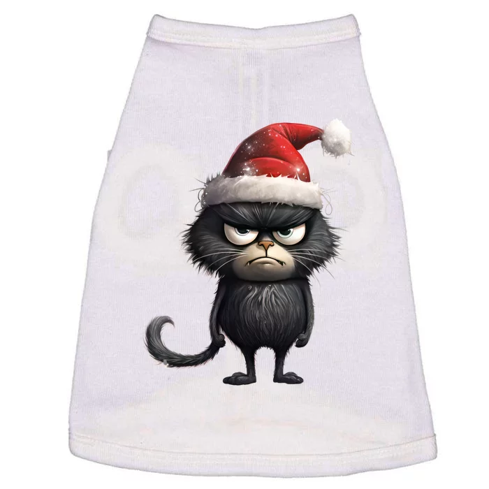 Grumpy Christmas Cat Doggie Tank