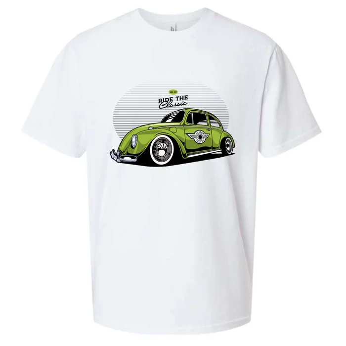 Green Classic Cars Sueded Cloud Jersey T-Shirt