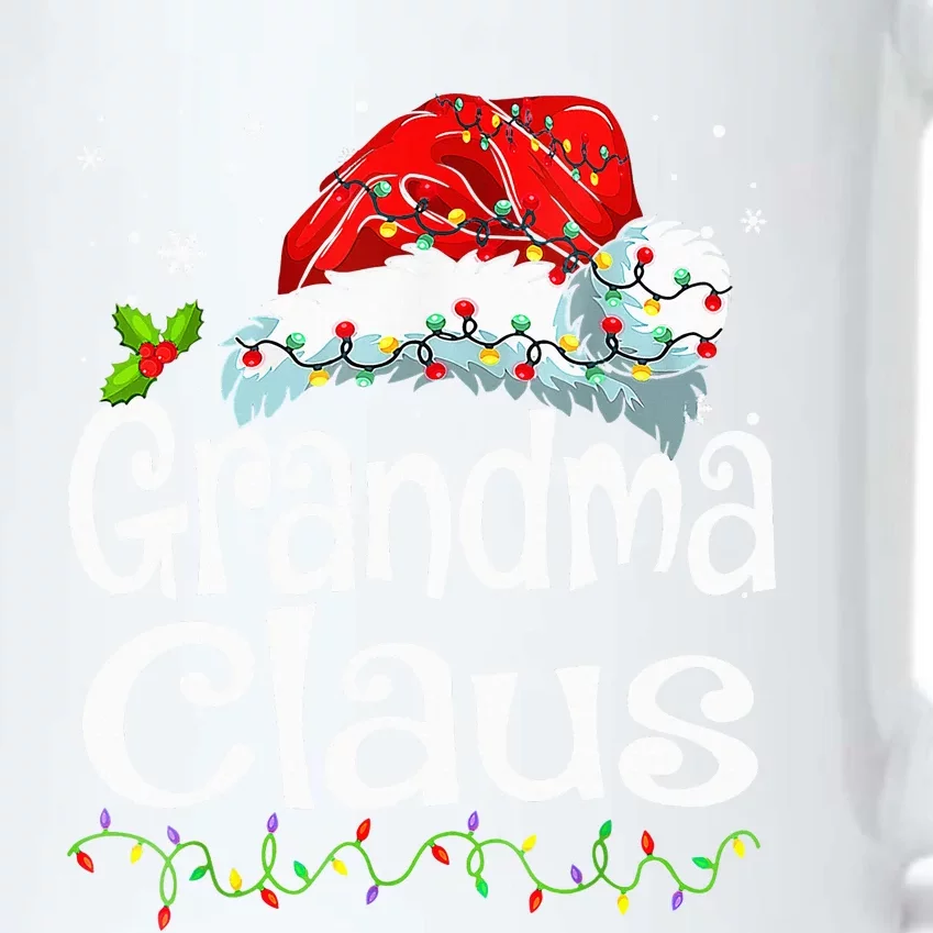 Grandma Claus Christmas Lights Family Matching Pajama Black Color Changing Mug