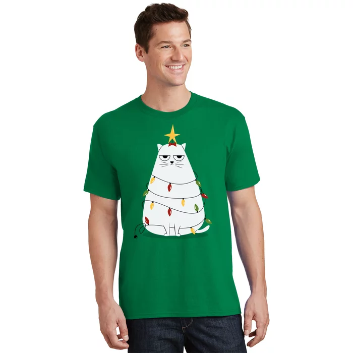 Grumpy Christmas Cat T-Shirt