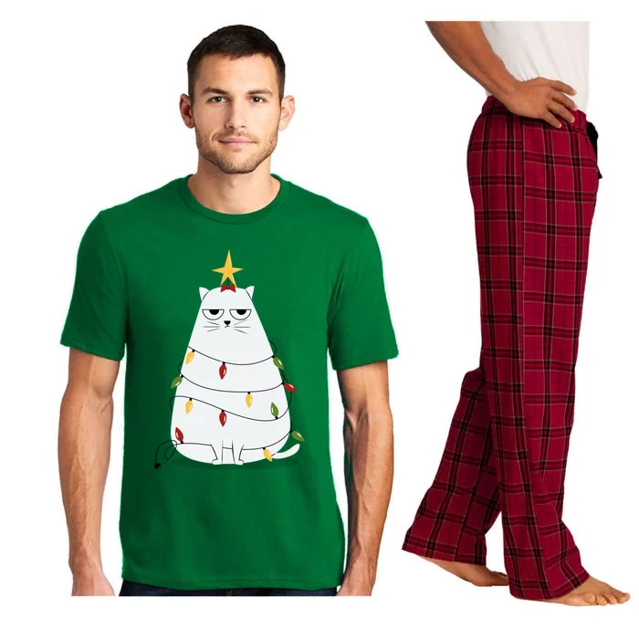 Grumpy Christmas Cat Pajama Set