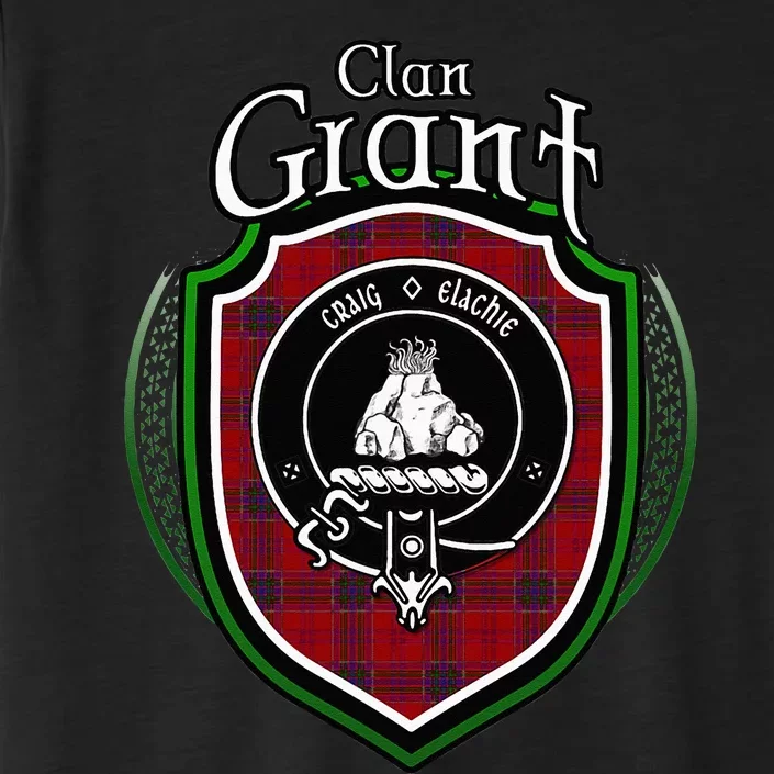 Grant Clan Crest Scottish Clan Grant Family Crest Badge ChromaSoft Performance T-Shirt