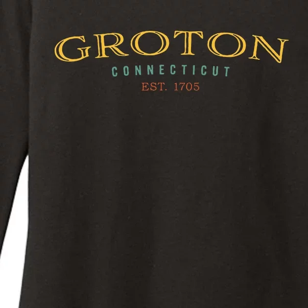 Groton Connecticut Ct Hometown Womens CVC Long Sleeve Shirt