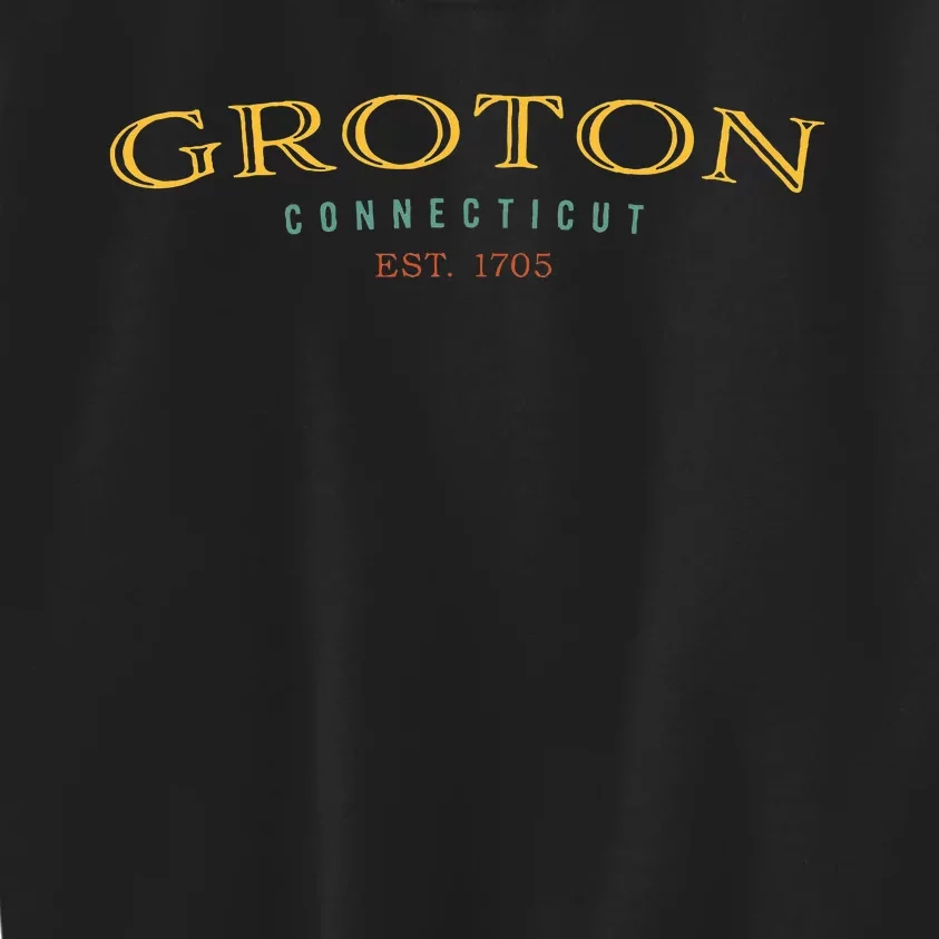 Groton Connecticut Ct Hometown Kids Sweatshirt