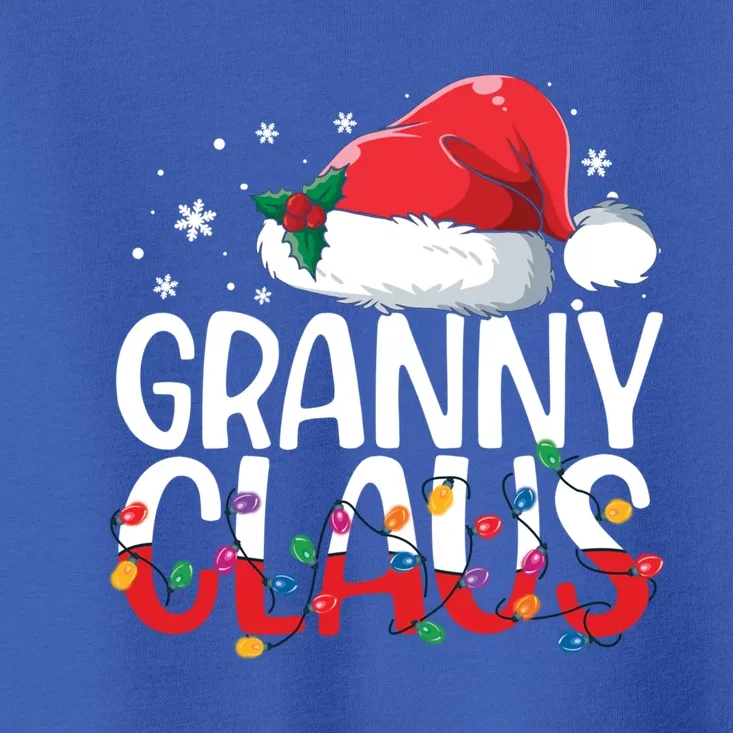 Granny Claus Christmas Pajamas Matching Family Xmas Santa Great Gift Toddler T-Shirt