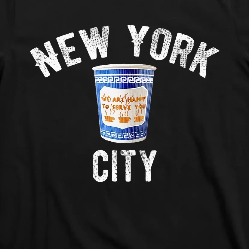 Greek Coffee Cup Nyc New York T-Shirt